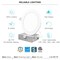 Luxrite 6 Inch Ultra Thin LED Recessed Downlights 5 CCT Selectable 2700K-5000K 15W 1400LM Dimmable 4-Pack LR23745-4PK - alternate 7